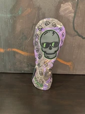 SWAG Golf BF23 Purple/Green Camo Nylon Skull Driver Used Once