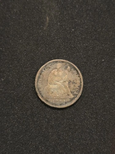 1891 Seated Liberty Dime 10¢ Good