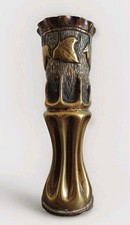 Arte Trincea Vaso Bossolo Trench Berndorf 1914 157 8cm M5 Prima Guerra Mondiale