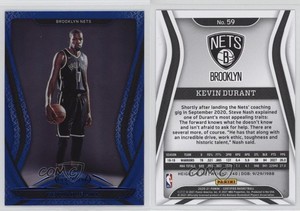 2020-21 Certified Mirror Blue Kevin Durant #59