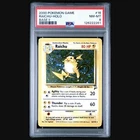 Pokemon 2000 Base Set 2 Raichu Holo Rare Card #16/130 Vintage, Near Mint PSA 8