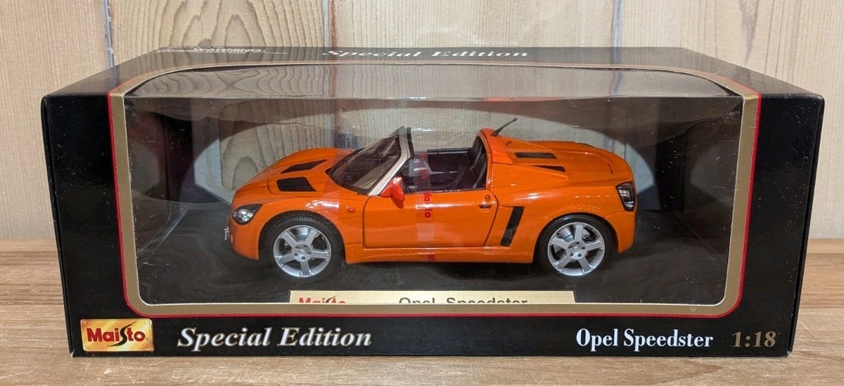 Maisto 1:18 Special Edition Opel Speedster Orange #31615 New In