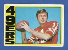 1972 Topps -  Steve Spurrier RC High #291 San Francisco 49ers Low Grade MK
