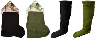 MK-ONESTOPSHOP Men's Fleece Wellie Wellington Socks Boot Liners Welly Dry Warmers Warm 6-11