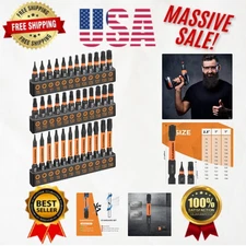 S2 Steel 36-Piece Torx Bit Set T5-T40, Magnetic and Durable for Precision Work