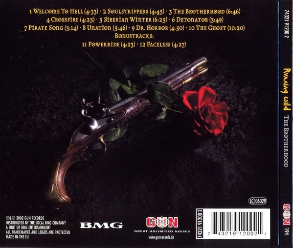 Running Wild - The Brotherhood 2002 Limited Edition Digipak - Bild 2 von 2