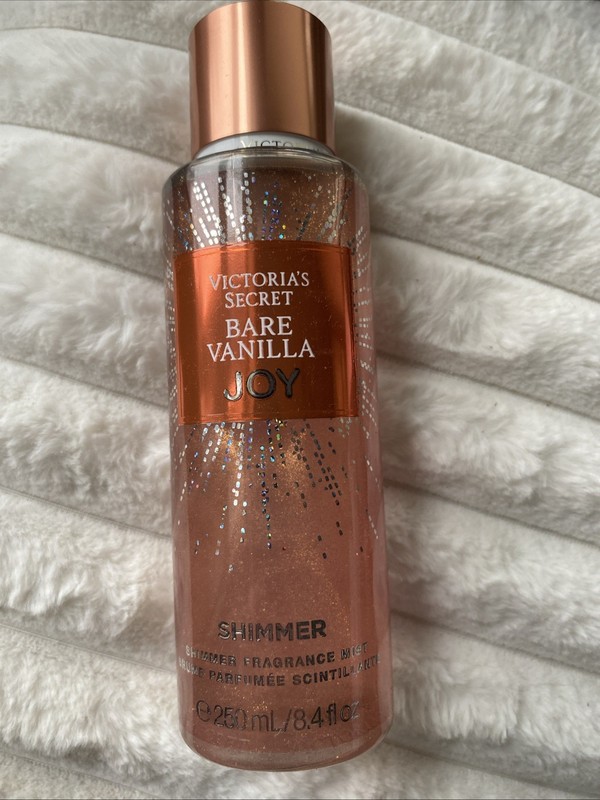 NEW VICTORIA'S SECRET Bare Vanilla Joy Shimmer Fragrance Mist, 8.4 OZ
