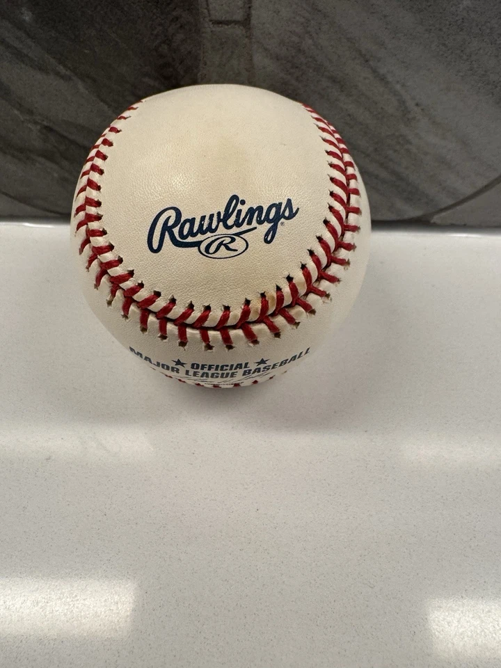 Ernie Banks Firmado Rawlings Oficial MLB Béisbol con Caja - Leyenda de los Cachorros de la Corte Foto 4 de 4