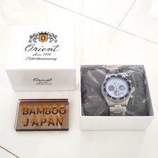 Orient Mako RN-TX0210L 75th Anniversary Solar Men Watch Made in Japan New