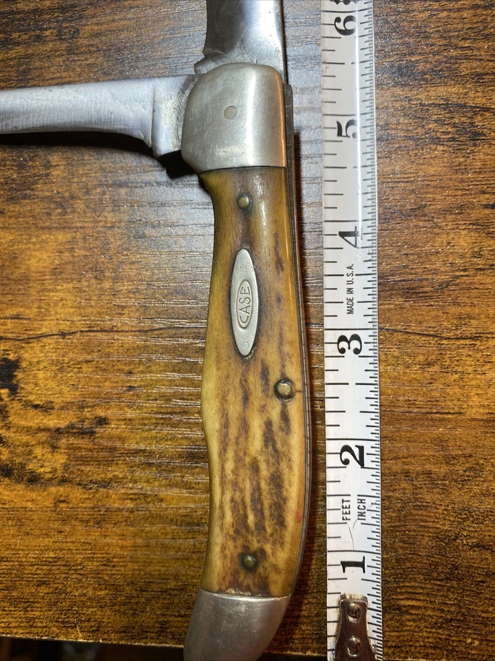 Case 5265 SAB Folding Hunter Flat Stag Well Used But Still In Good Shape - Image 2 of 4