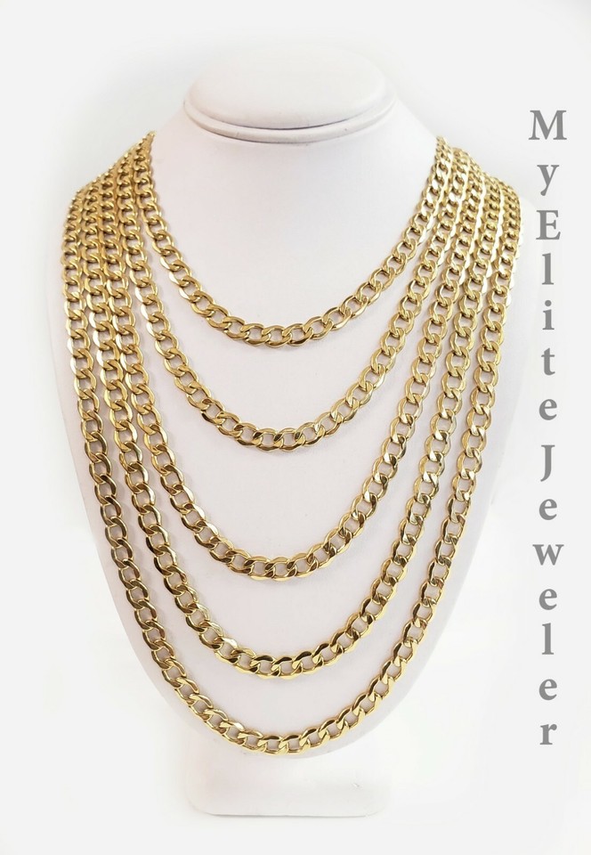 Buy 10k Rose Gold 5mm Solid Miami Cuban Chain Available In Sizes 16"-26" At The Best Price | OMI Jewelry - Foto 8