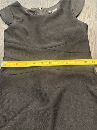 Ava & Yelly Girls Black Dress Cap Sleeve A-Line Dress Size 8, Party Dress - Picture 8 of 10