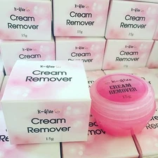 Pink Grapefruit Cream Glue Remover Extremely Gentle No Drip Eyelash Extension 