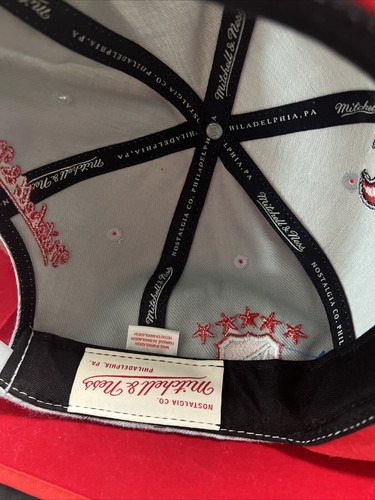 MENS MITCHELL & NESS NHL STORM FRONT SNAPBACK DEVILS - GREY - Picture 5 of 7