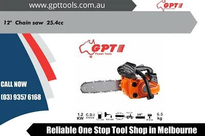 12inch Chain Saw Ttwo Stroke Engine 25 4cc Power