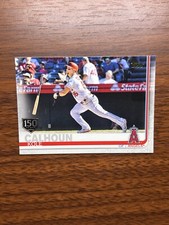 2019 Topps Series 1 Kole Calhoun 150TH ANNIVERSARY GOLD STAMP #273 Angels Years