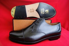 Apollo 7,5 Captoe Derby rahmengenäht Messing-Absatzecken Rarität NEU   