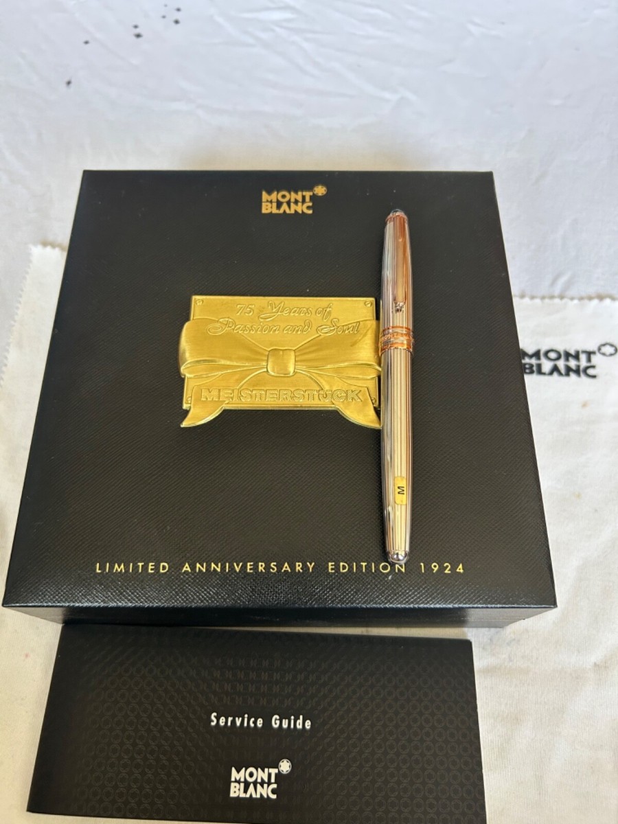Montblanc 75th Anniversary LE 1924 Classic 144 Fountain Pen-Mint