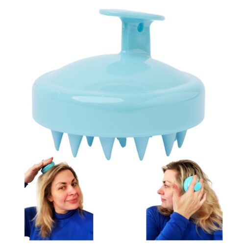 Silikon Kopfhaut Massage Shampoo-Bürste Duschkamm Schuppen-Entferner Peeling - Bild 14 von 19