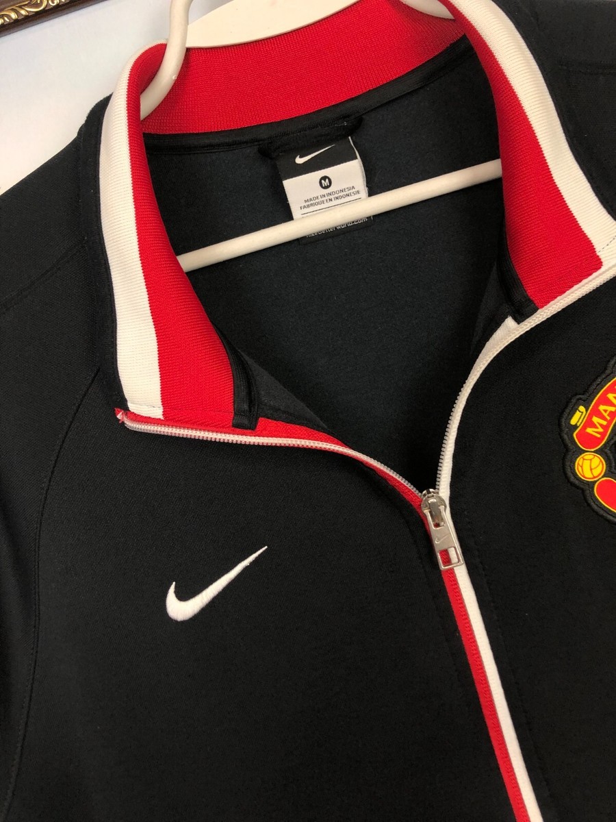 Vintage Nike Manchester United Football Jacket Soccer Track Top