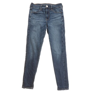 American Eagle Outfitters Blue Hi-Rise Jegging Womens 6 Short