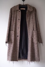Marni Tweed Coat Rare Vintage Barely Worn Size 42 (uk Equivalent 10)