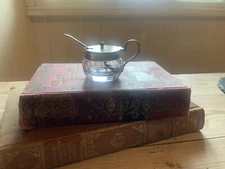 Vintage EPNS And Glass Mustard Pot With Spoon 