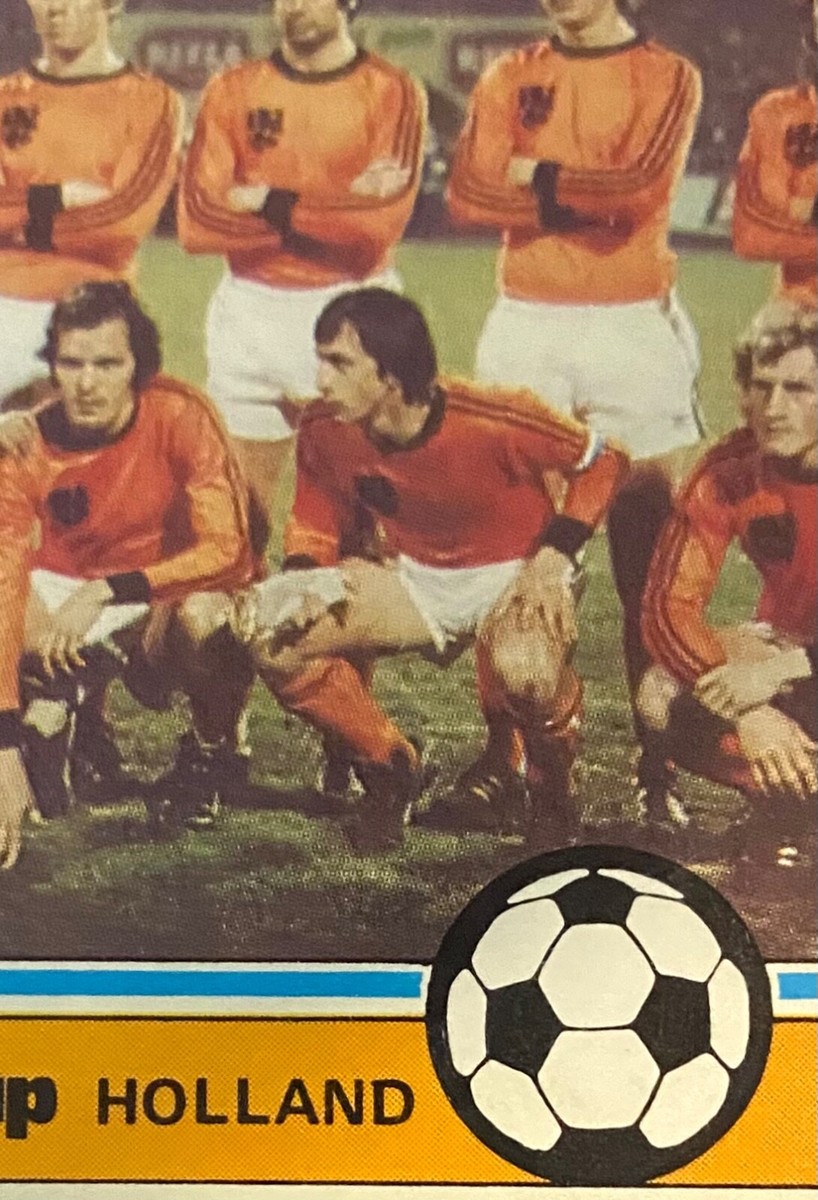 1978 Netherlands Team Monty Gum World Cup Card PSA 7 w/ Johan
