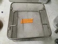 WIRE MESH INSTRUMENT STERILIZATION TRAY 10"L X 9.5"W X 3"H