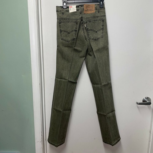 Levis Mens Straight Leg Button Fly Five Pockets Cotton Black Jeans Size 29 X 34 - Picture 2 of 5