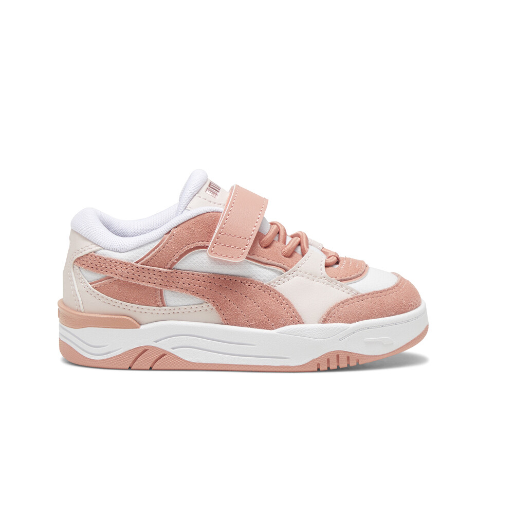 Слипоны Puma 180 для маленьких девочек, розовые, белые кроссовки, Повседневная обувь 39871101