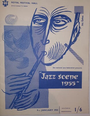 Jazz Scene 1955 souvenir programme Royal Festival Hall 1955 NJF *near mint*