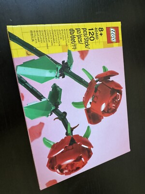 New LEGO Red Roses Botanical Collection Building Set 40460 Sealed 120 ...
