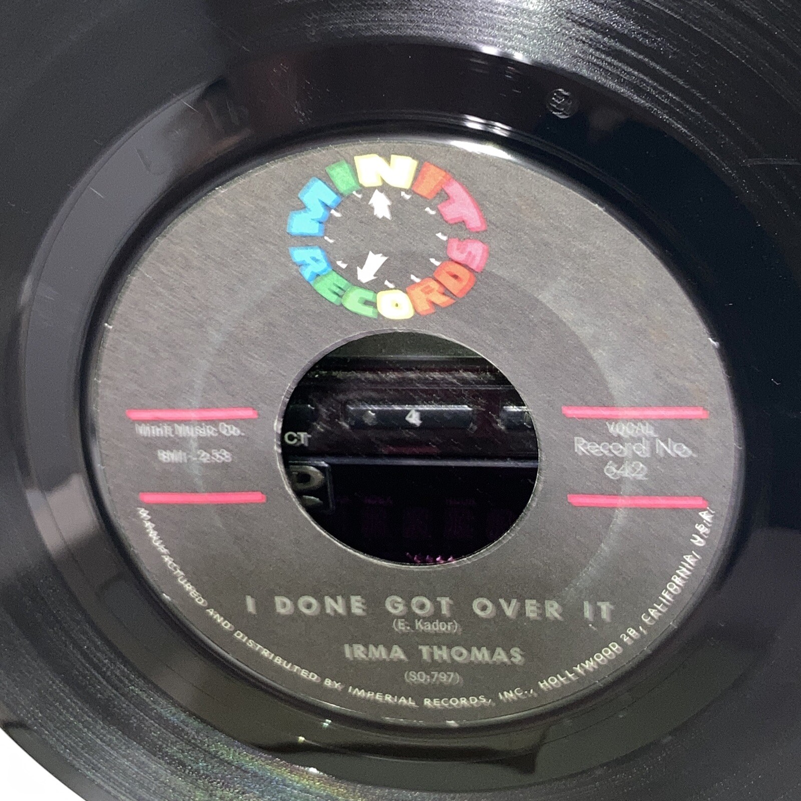 EX • IRMA THOMAS~I Done Got Over It/Gone~Northern Soul 45 ✦ MINIT 642