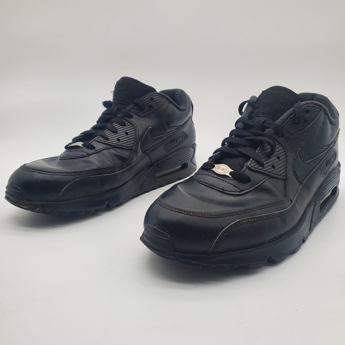 その他 Down p706p5g Nike Air Max 90 Men's Size 11.5 US 302519-001 Black Leather