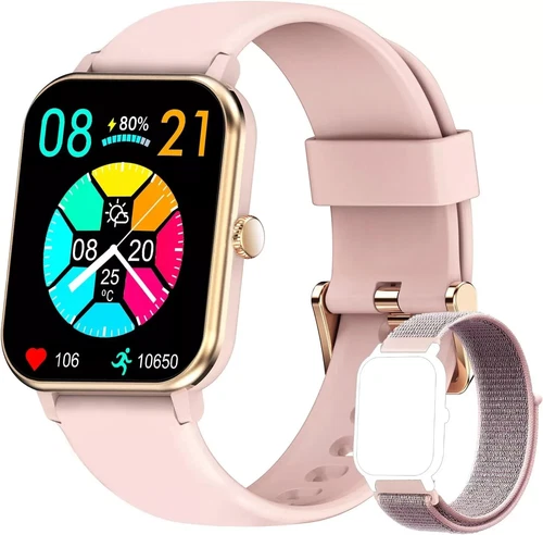 Bluetooth Smartwatch Sport Fitness Tracker Schrittzähler Armbanduhr Herren Damen