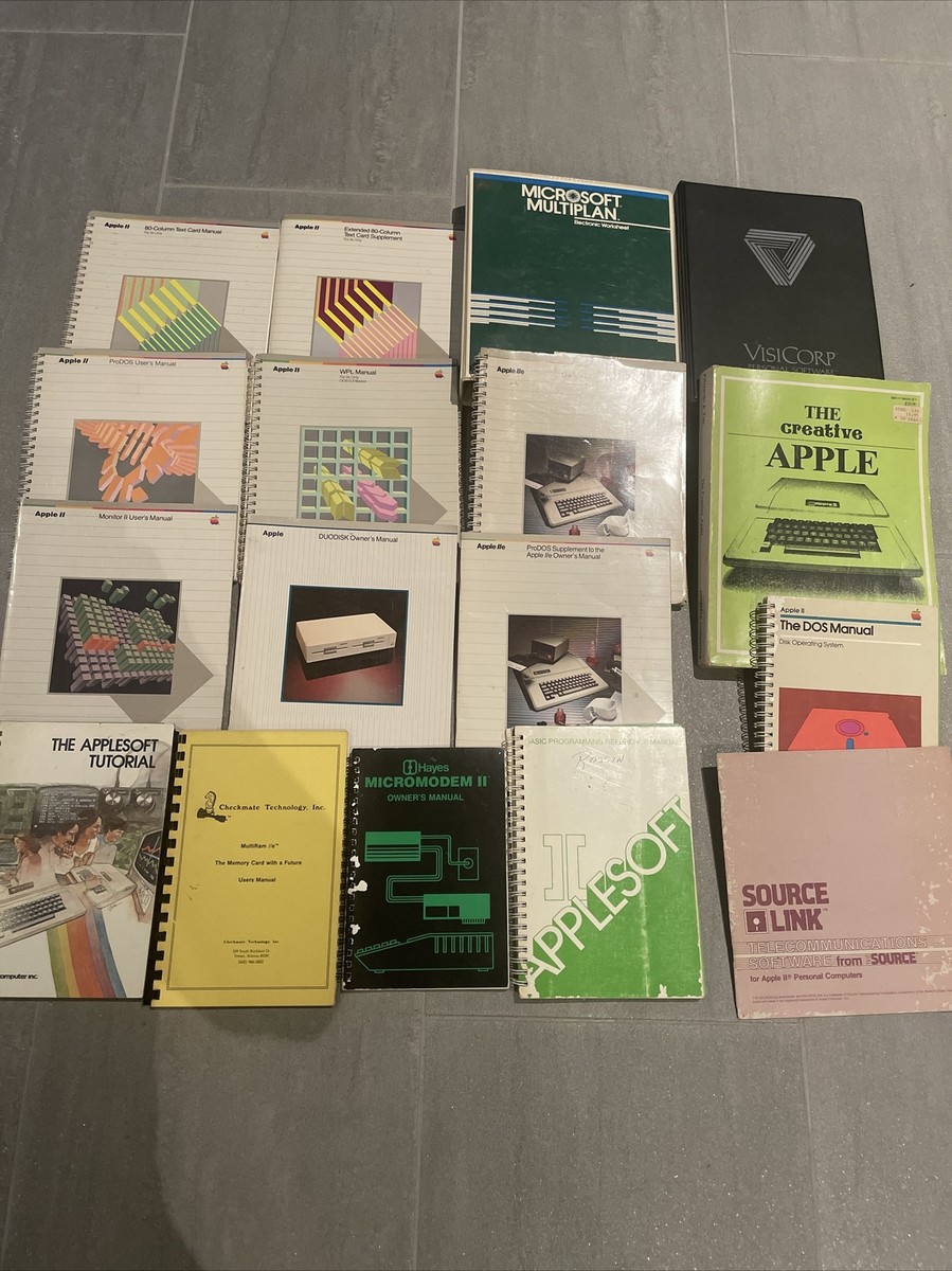 Apple IIe computer system with single disk and dual disk