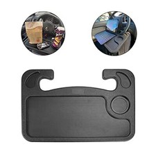 Portable Car Laptop and Food Steering Wheel Tray Black Table Car Eating Desk