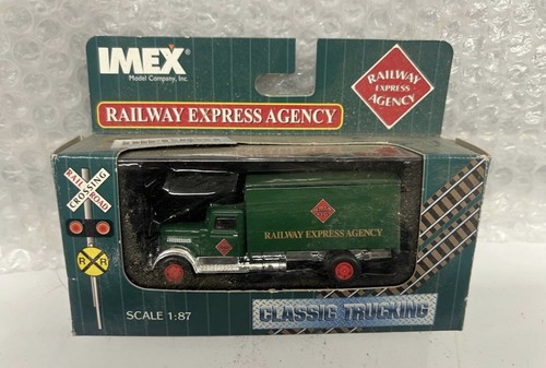 Imex 1:87 Railway Express Agency Peterbilt Tanker Truck - 第 1/2 張圖片