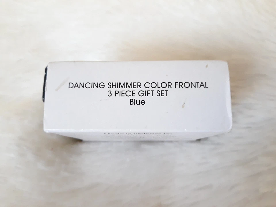 JUEGO DE REGALO DE 3 piezas AVON DANCING SHIMMER COLOR FRONTAL (SOLO JUEGO AZUL) "RARO" ~ SELLADO Foto 4 de 4