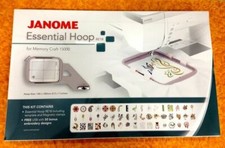 Janome RE18 Essential Embroidery Machine Hoop...