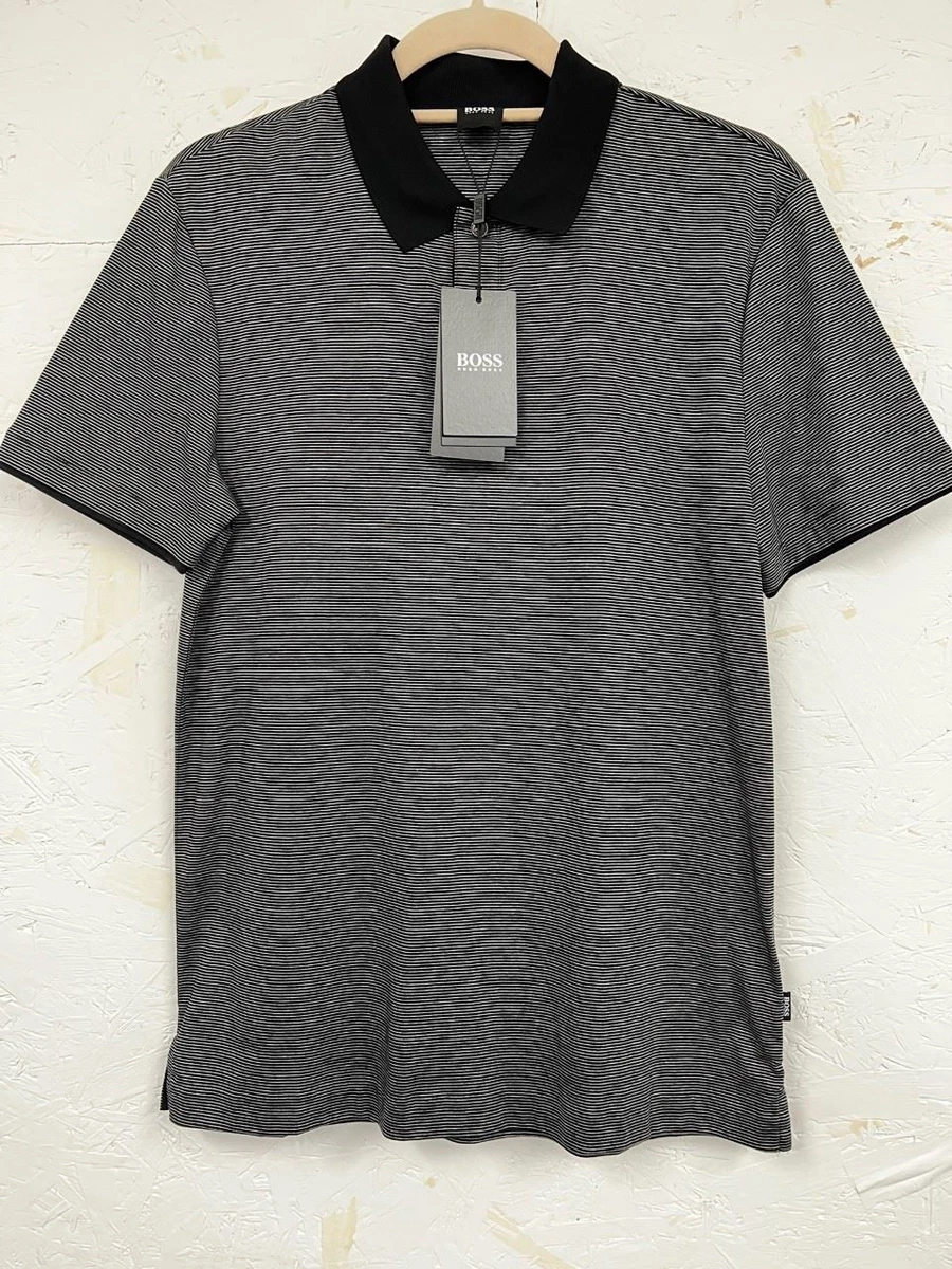 Hugo boss black top shirt slim fit