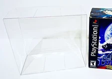 1 Box Protector For LUNAR 2 ETERNAL BLUE  Playstation Clear Custom Display Case