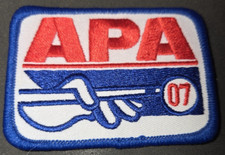 APA 2007 American Poolplayers Association Membership Patch Glue On Type