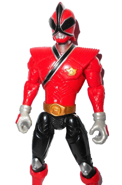 Power Rangers 4 inch 2010 RED RANGER Super Samurai bandai