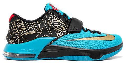 Nike KD 17 N7 Basketball Shoes Blue Kevin Durant HJ9090-488  display picture 1