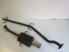 VAUXHALL ASTRA Mk4 COUPE PERFORMANCE EXHAUST SYSTEM 1998-2001 4" Tip