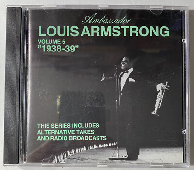 LOUIS ARMSTRONG 1938-1939, Vol. 5 Fats Waller Jack Teagarden Bud Freeman CD