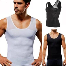 Gynecomastia Compression Shirt Slimming Body Shaper Men Undershirt Shapewear Top