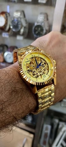 Hmt Skeleton New But Old Stock Original 21 Jewel's Automatic Watch For Men - Picture 5 of 11
